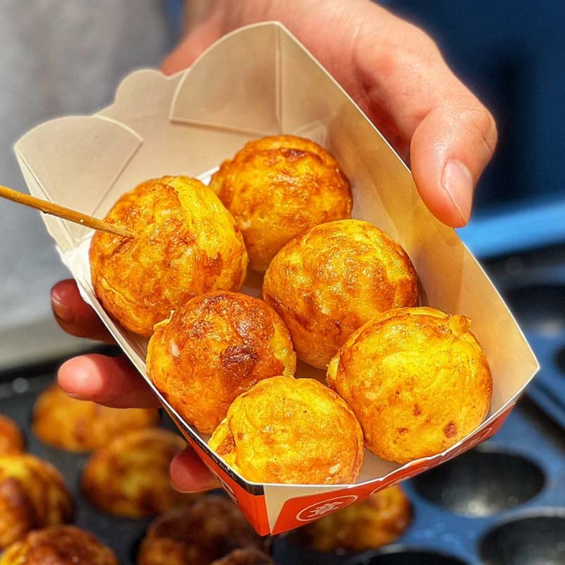 章鱼小丸子空气炸锅半成品