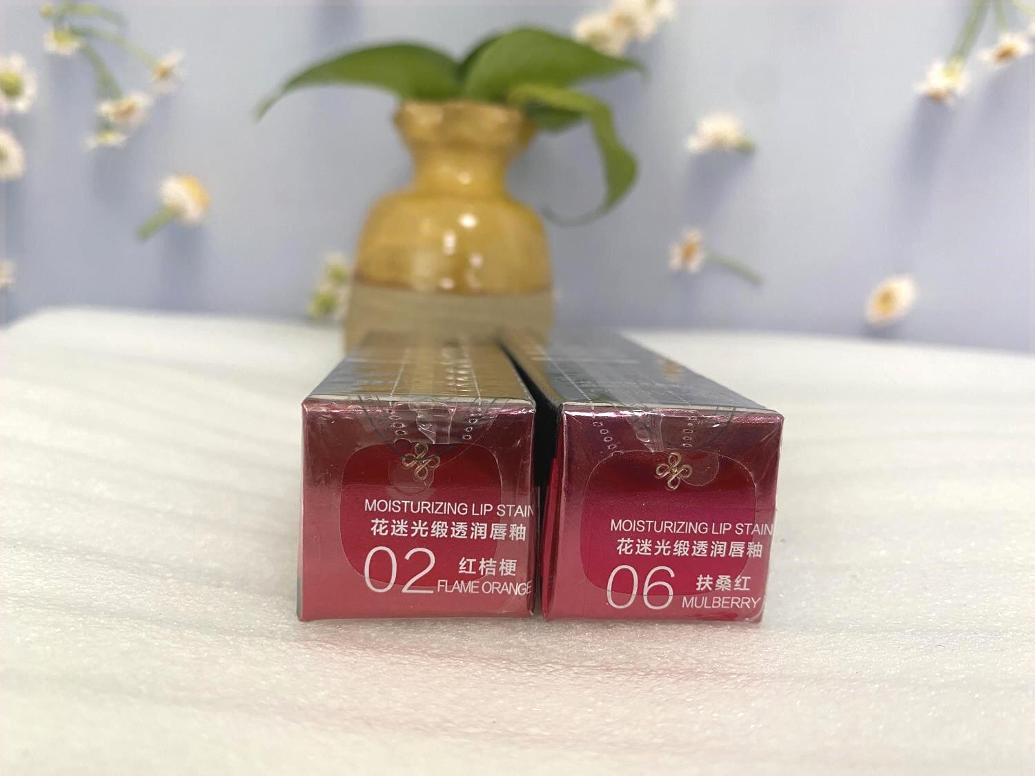 花迷 光缎透润唇釉纯色锁色保湿滋润咬唇妆唇彩提升气色自然水润