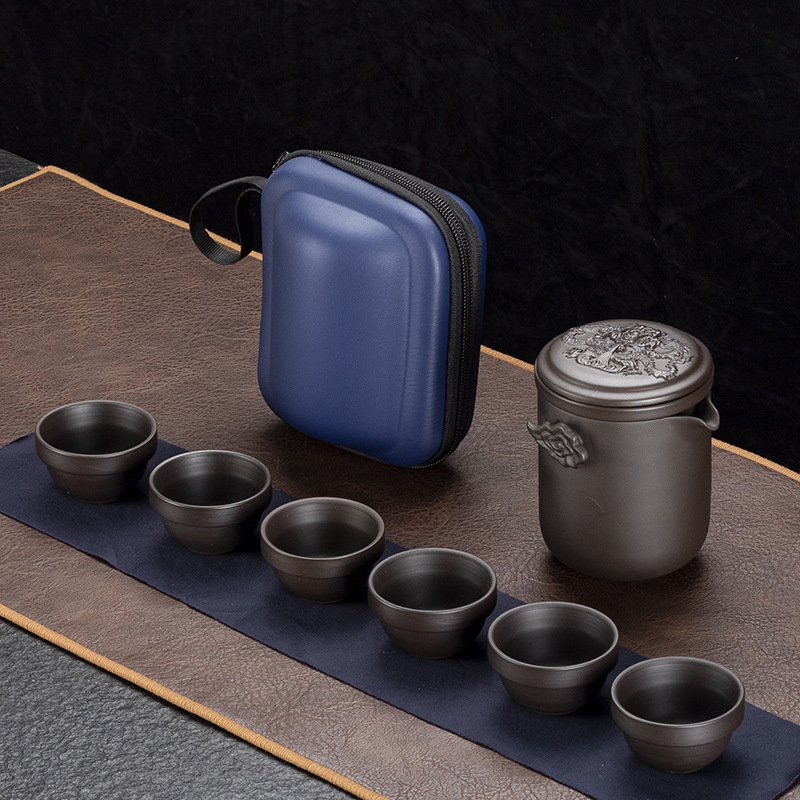 便携式旅行快客茶具户外泡茶憨品