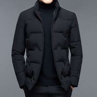 杭州四季青外套男装2026冬季新款中年男士棉衣爸爸冬装外套高档棉