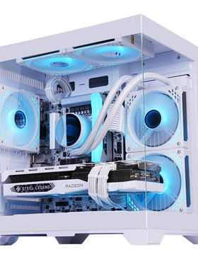 玩嘉孤勇者MINI旗舰版无A柱玻璃海景房电脑机箱台式机MATX240水冷