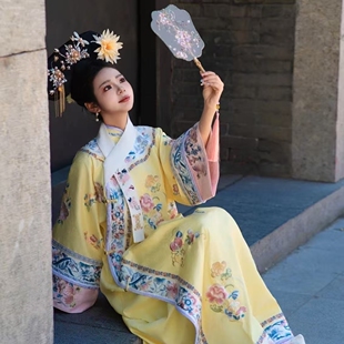 出租清朝风汉服女装甄嬛传系列还珠格格话剧演出服装格格服租赁