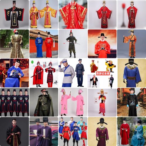 皇帝服古装舞台演出服租赁包邮