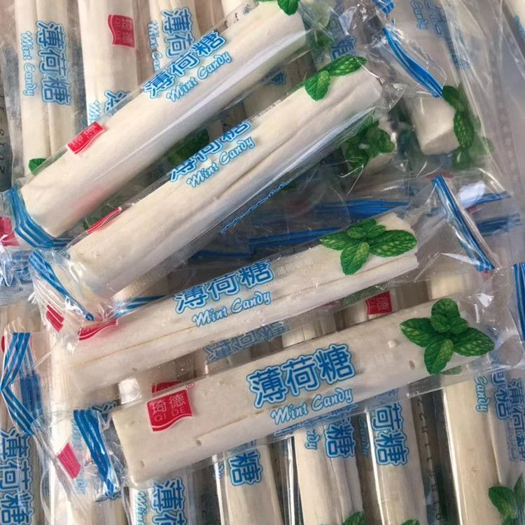 琦德椰川薄荷糖整包30条 传统老式薄荷棒棍条糖糖果 儿时童年零食