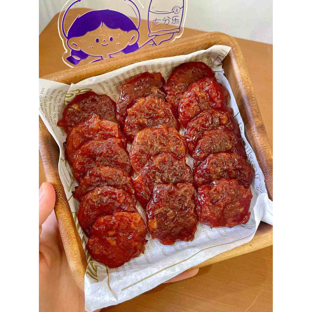 七分乐金钱猪肉铺原味独立小包装原滋原味猪肉干厚切潮汕解馋零食