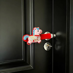 新年入户门把手护套2026新款春节过年装饰品挂件马年氛围场景布置