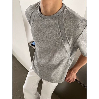 Teenage short sleeved T-shirt for men美式青少年短袖T恤男夏