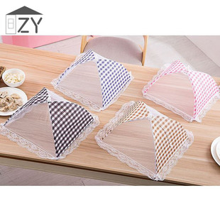 食物饭菜罩子遮菜伞罩防苍蝇盖菜碗饭大号防尘罩折叠菜罩餐桌桌罩