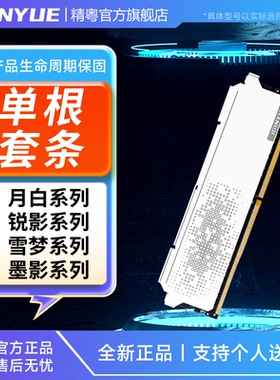 精粤DDR4 8G 16G内存条2666 3200 3600MHz电脑台式游戏马甲兼容条