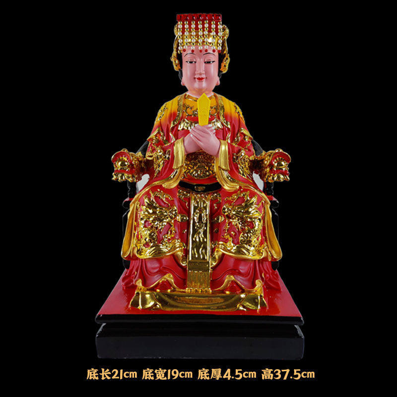 信逸临水夫人陈靖姑树脂神像摆件三夫人像陈夫人李夫人林夫人摆件