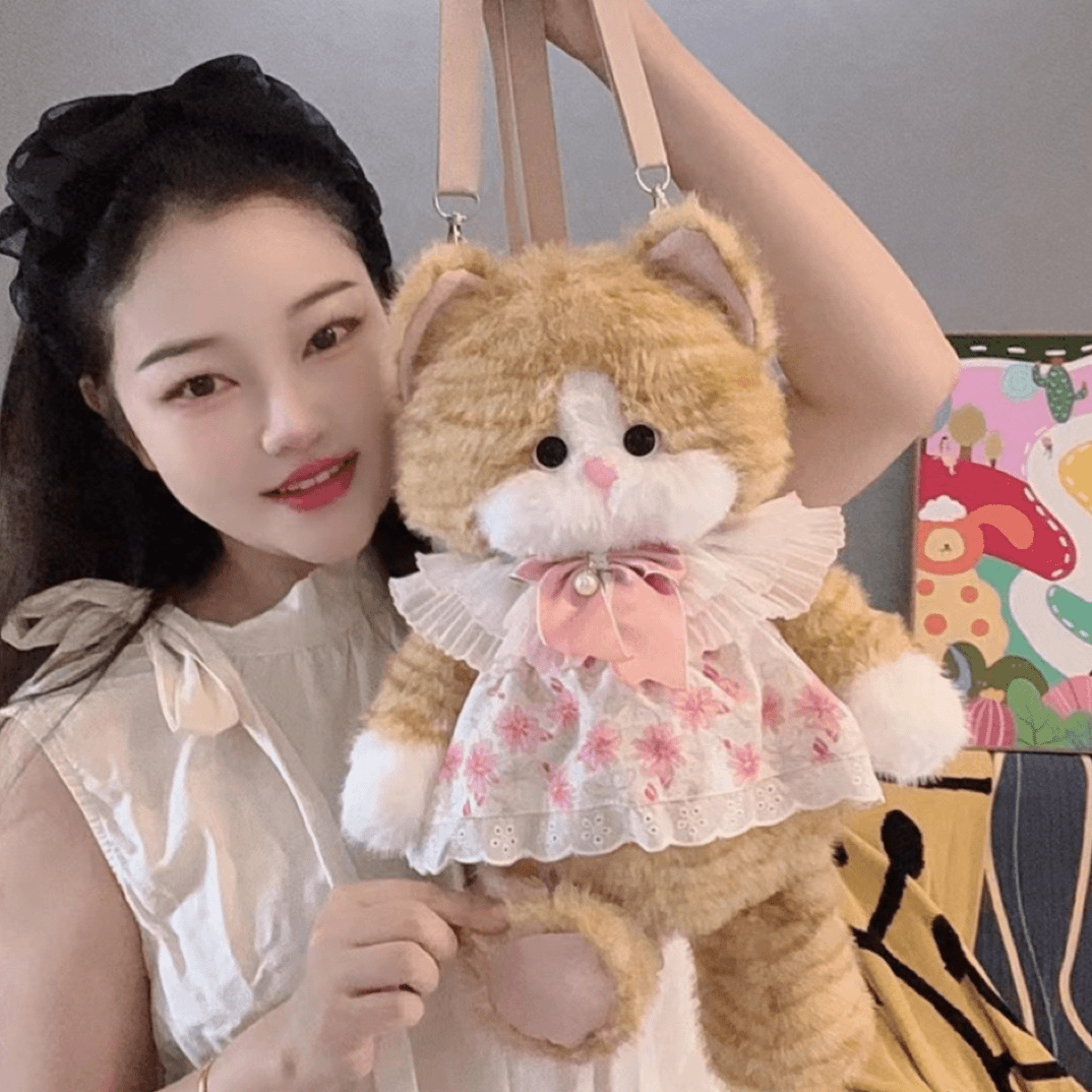 金渐层毛绒玩具猫咪女生玩偶娃娃