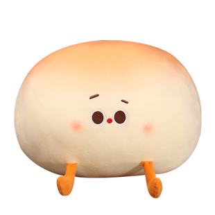 可爱小馒头抱枕女生睡觉床上靠枕玩偶超软毛绒玩具玩偶公仔布娃娃