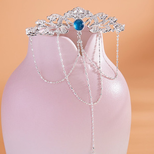 古风发冠顶簪仙气流苏发钗簪子头饰简约汉服发饰女复古宫廷配饰