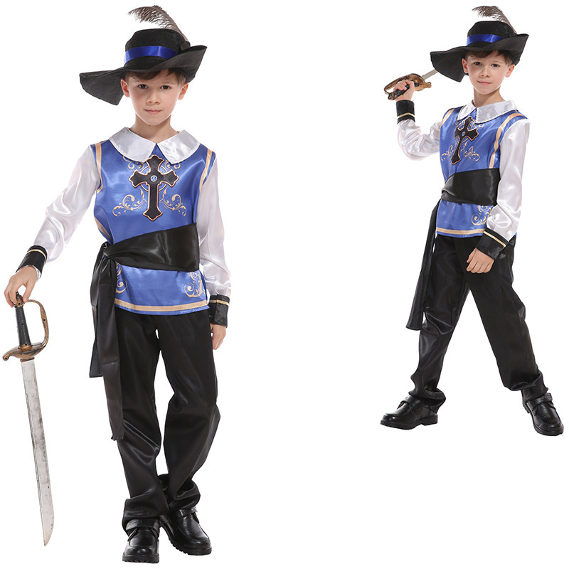 万圣节儿童服装cosplay阿拉伯王子演出服cos武士男童舞台表演服男