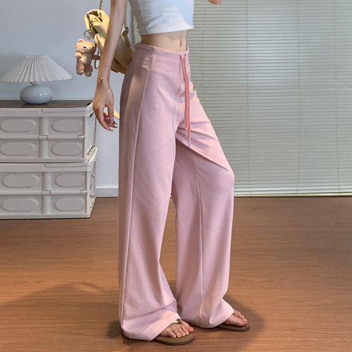 2026新款高腰显瘦阔腿运动裤女
