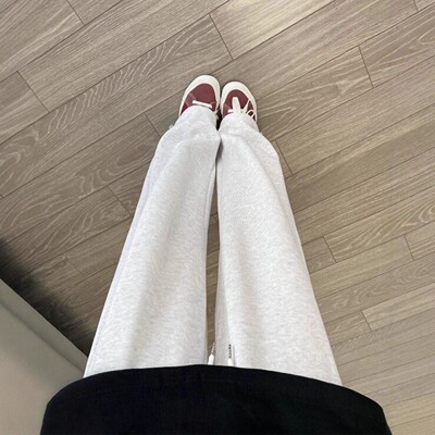 灰色运动裤女春秋季2023新款