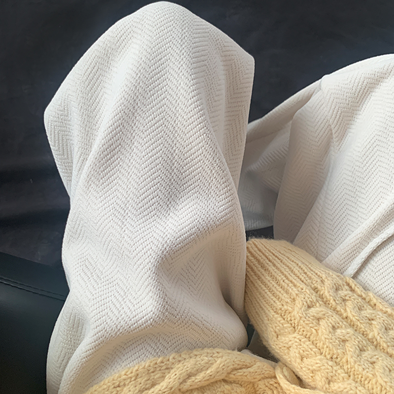 雪尼尔阔腿裤女秋冬2025新款