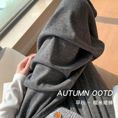 糯米裙裤 高腰a字显瘦伞裙慵懒阔腿小个子半身裙 女春秋2026新款