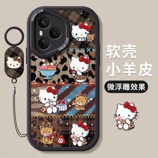 适用荣耀400pro手机壳500新款300保护套200硅胶honor100全包90gt防摔80se潮牌70pro+磨砂60复古小猫50软外壳