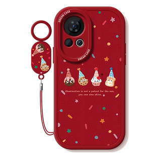 适用华为nova15手机壳14新年nova12ultra保护套13全包10pro防摔11秋冬9se硅胶nove8/7红色磨砂hi活力版软外壳