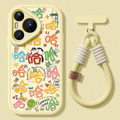 适用华为pura80pro手机壳女款 p70pro 保护套p60全包art硅胶p50e防摔p40磨砂搞怪p30文字ultra哈哈哈pure外壳