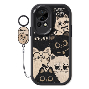 适用华为nova12手机壳新款nova11pro保护套9防摔novo8硅胶10磨砂hi女款7se全包6卡通猫咪5ipro可爱ultra软壳