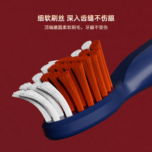 艾博尼电动牙刷替换头软毛成人情侣家用家庭超细超软护龈 Ebonee