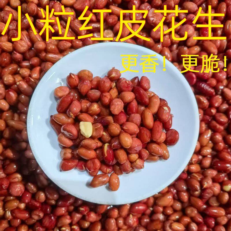 小粒油炸花生米红皮无盐商用