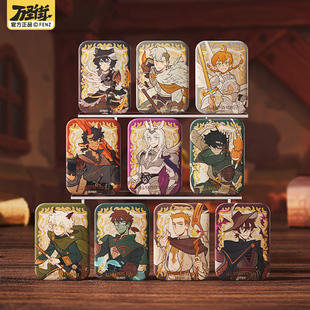 非人哉旗舰店万圣街异界奇遇系列马口铁徽章盲盒动漫周边吧唧胸针