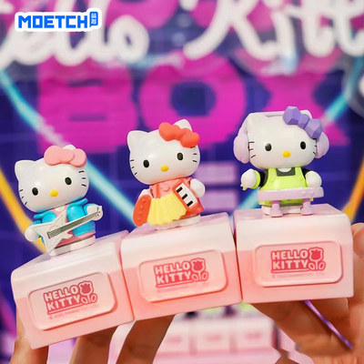 萌趣Hello Kitty音乐节音盒三丽鸥凯蒂猫盲盒摆件音乐盒公仔礼物