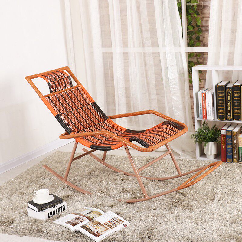 成人藤椅摇椅躺椅休闲摇摇椅午睡椅懒人摇椅老人椅子阳台椅逍遥椅