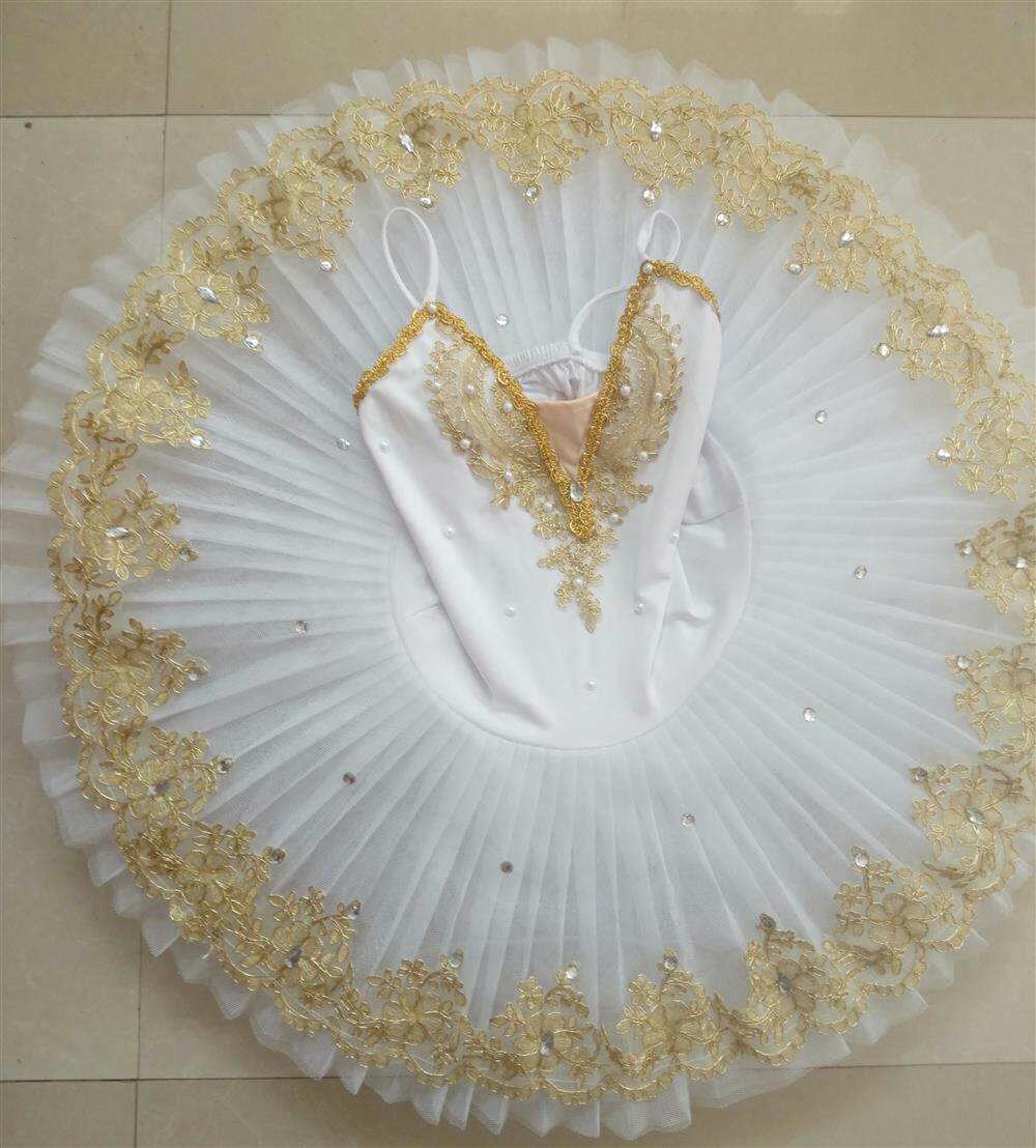 六一儿童节芭蕾舞裙天鹅演出服装幼儿白色吊带舞蹈纱裙女童蓬蓬裙