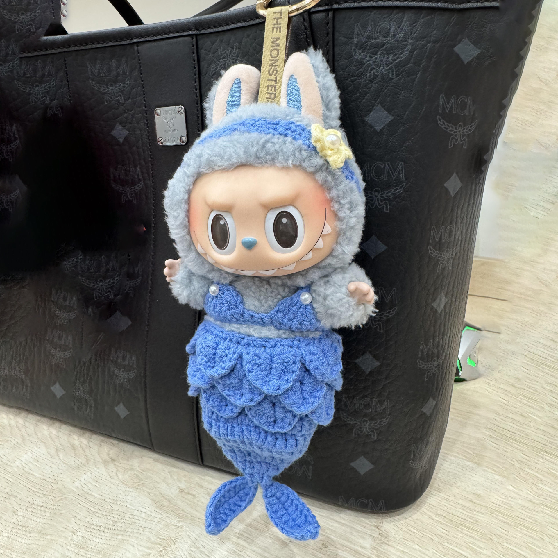 17cm泡泡玛特Labubu拉布布美人鱼比基尼套装毛线材料包编织,模玩/动漫/周边/娃圈三坑/桌游,潮玩娃衣,淘宝优惠券,粉丝福利购,淘宝优惠卷