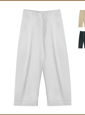 SCRT集喜瑭新款工装直筒高腰阔腿裤女休闲裤SAKH0095