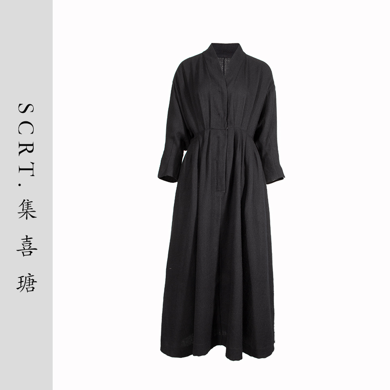 SCRT集喜瑭羊毛连衣裙SFW13726