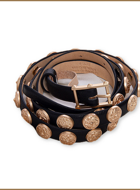 SCRT集喜瑭新款皮带YD004设计感裤腰带松紧皮带镶嵌腰带