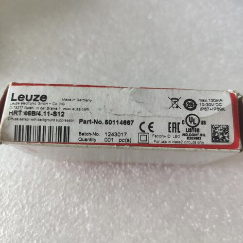 Leuze光电传感器HRT46B/4.11HRT46B/4P-200-S8HRT46B/4P-200-M12