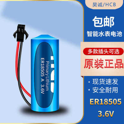 昊诚ER18505工大科雅温控器智能水表暖气表PLC工控伺服3.6V锂电池