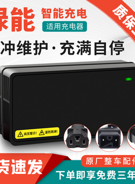 适用绿能原装品质电动车充电器48V12AH60V20AH72V32全新N字头正品