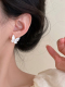 度假耳饰 爆款 天然贝母蝴蝶耳钉女款 绝美氛围感耳环高级感2026新款