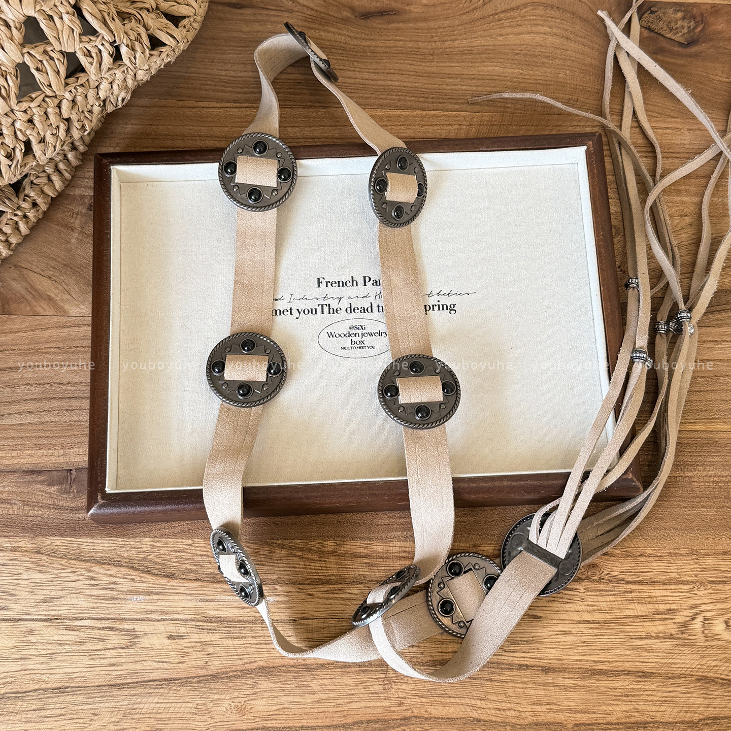 thumbnail for Retro ethnic style unique design copper coin waist chain women's 2026 new bohemian belt vintage skirt accessories