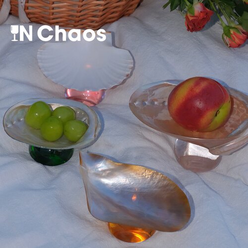 INChaos原创贝壳盘收拾托盘
