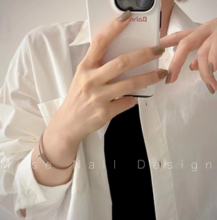 韩国进口estemio高端贵妇品牌甲油胶优雅奶灰色