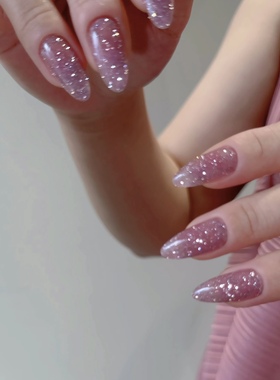 日本enoi碎钻胶爆闪少女糯粉紫F04