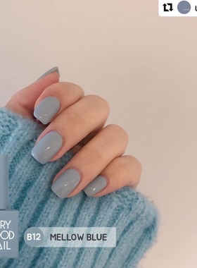 韩国高端品牌甲油胶 VERYGOOD 牛奶蓝 B12