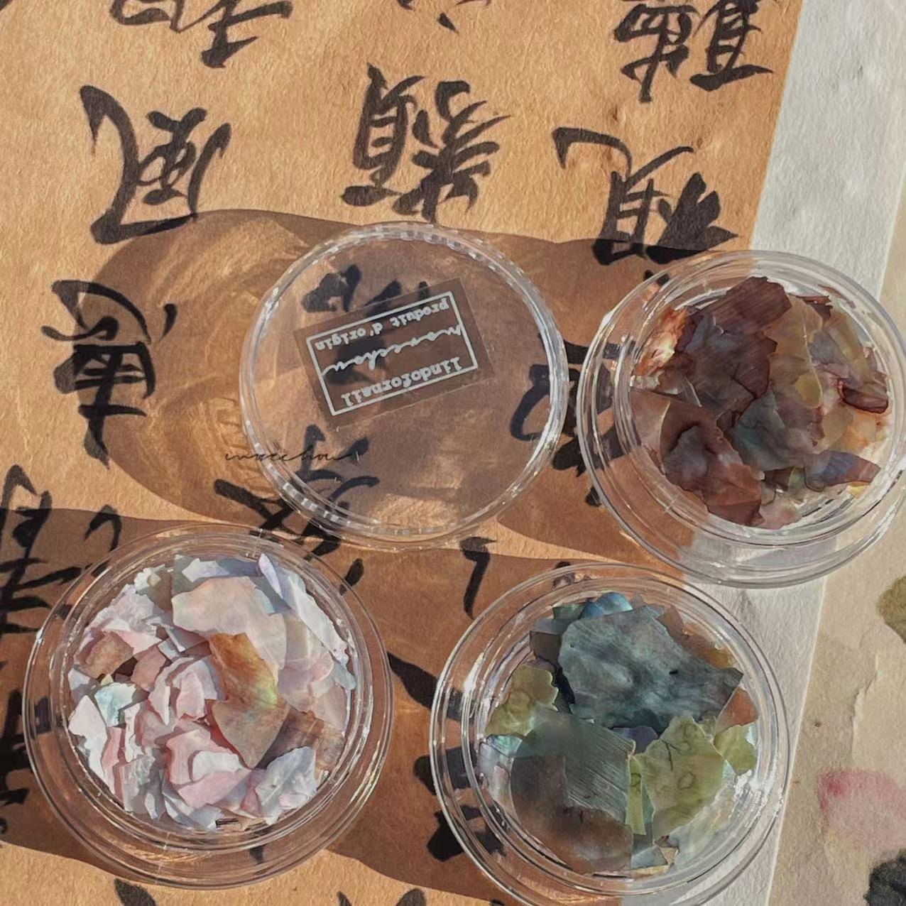 新中式配色美甲贝壳小众美甲饰品混彩莫兰迪配色高光泽超薄ins风,彩妆/香水/美妆工具,美甲工具,淘宝优惠券,粉丝福利购,淘宝优惠卷