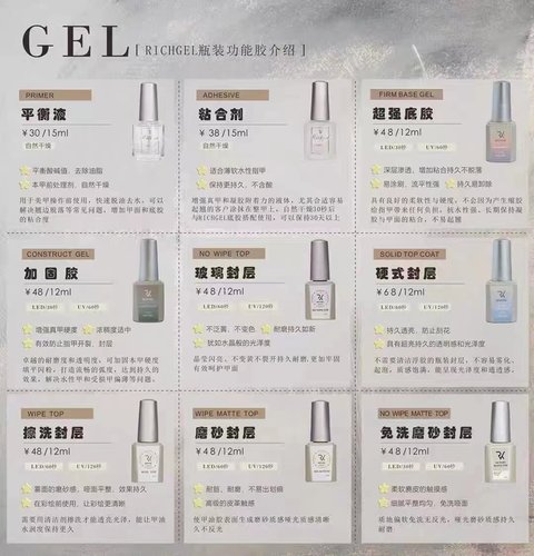 美甲爱好者推荐功能胶美甲