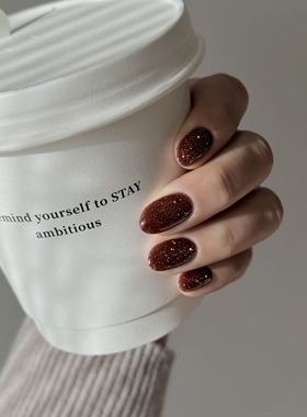 日本enoi碎钻胶爆闪 老钱风气质色 F17