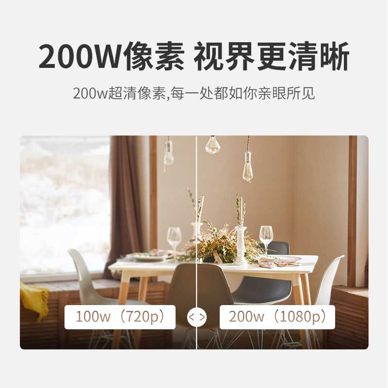 新品yi小蚁室内摄像头360度无死角高清夜视无线监控器摄影头家用