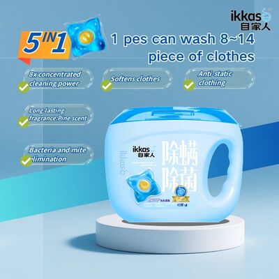 Ikkaso 5 ni 1 big Laundry Detergent Pods 45